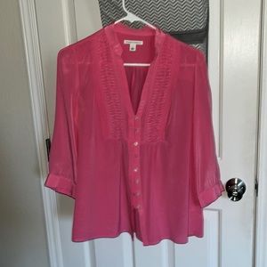 Banana republic pink top